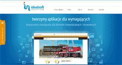 Desktop Screenshot of idealsoft.pl