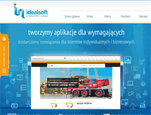 Tablet Screenshot of idealsoft.pl
